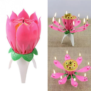 Blooming Lotus Shaped Candle