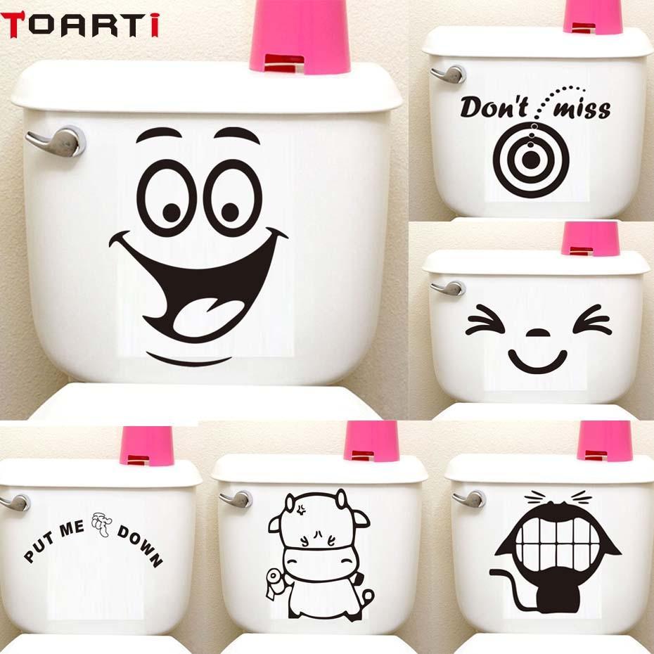 Silly Cartoon Toilet Stickers
